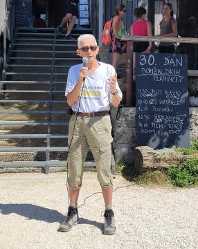 Peter Primožič, pobudnik srečanj domžalskih planincev na Veliki planini, foto: Občina Domžale